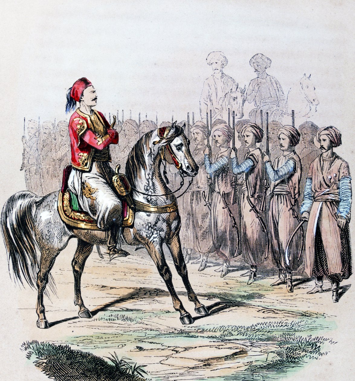 Suleiman Pasha al-Faransawi (Suleiman Pasha, Soliman Pacha) door Jean Adolphe Beauce