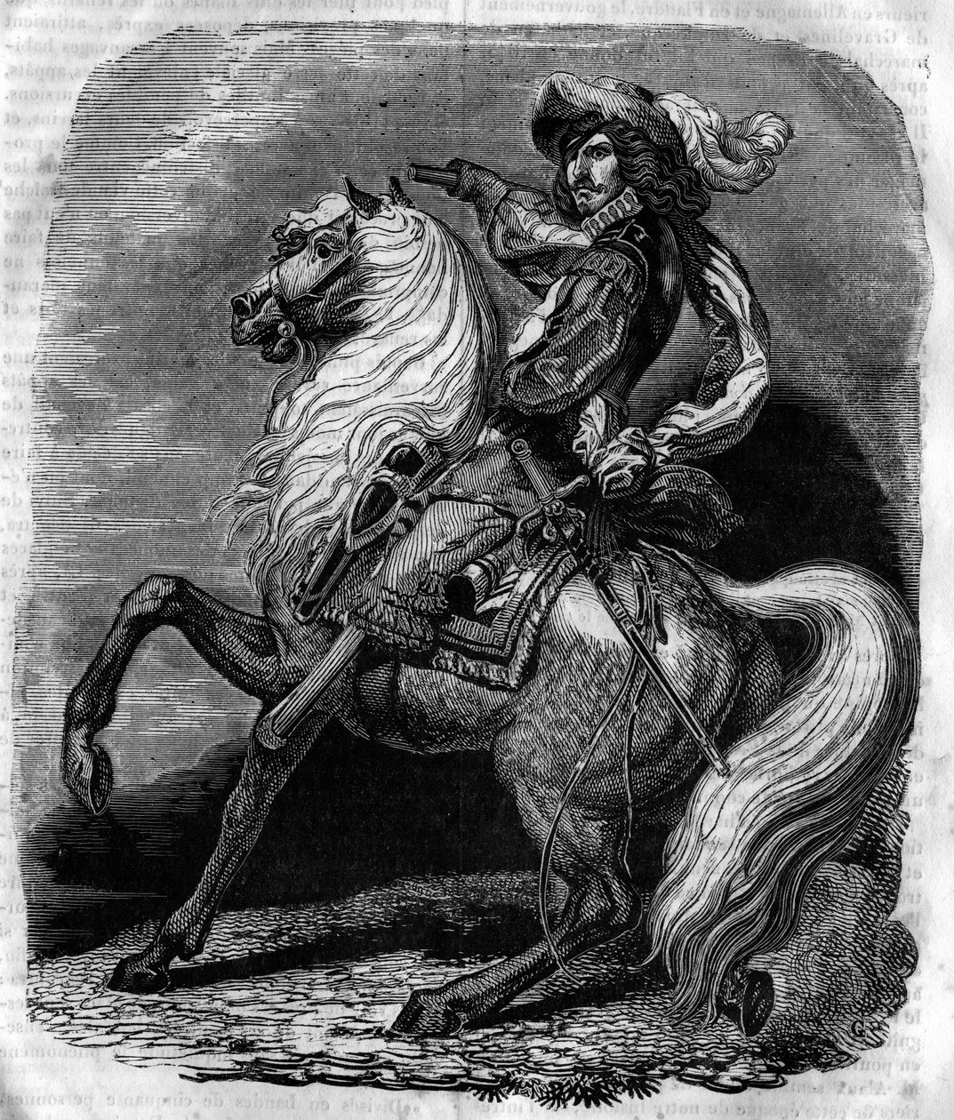 Portret van Josias Rantzau, Heer van Bothkamp door Jean Alaux