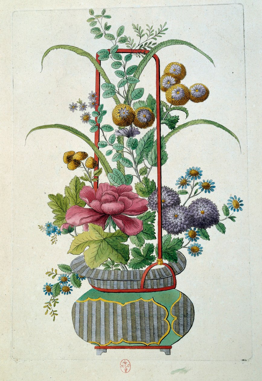 Bloempot door Jean Antoine Fraisse