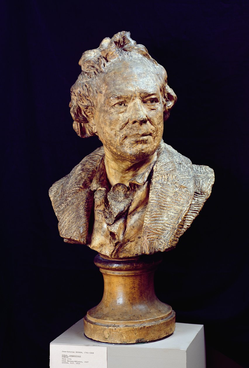 Buste van Christoph Wilibald von Gluck (1714-87) ca. 1775 door Jean Antoine Houdon