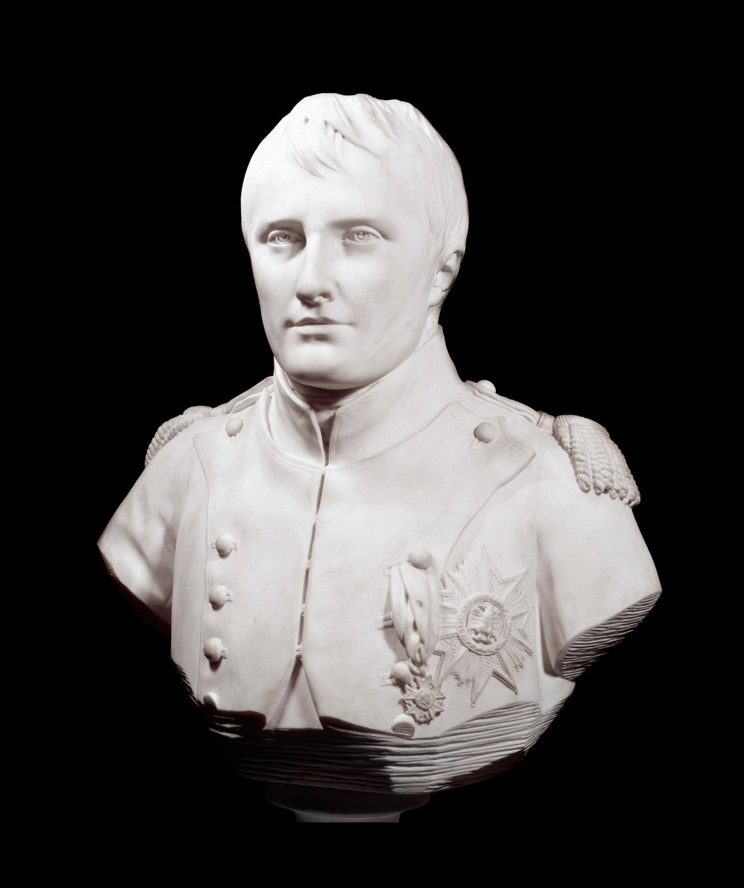 Buste van keizer Napoleon I (1769-1821) door Jean Antoine Houdon