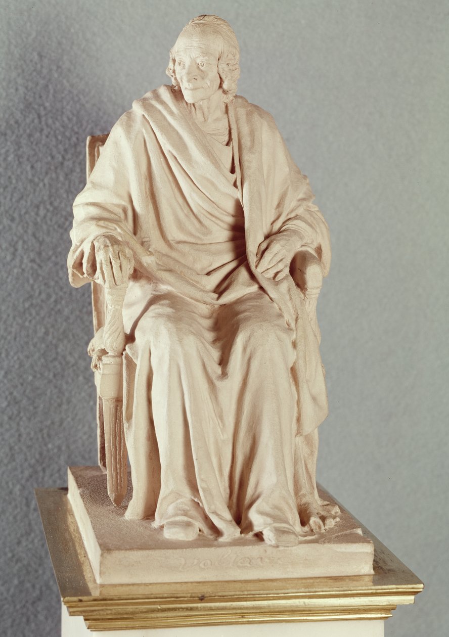 Francois Marie Arouet Voltaire (1694-1778) 1778 door Jean Antoine Houdon