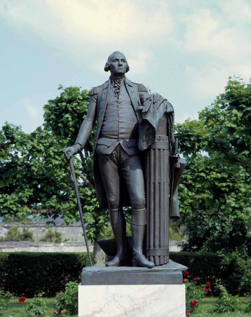 Portret van George Washington (1732-1799) door Jean Antoine Houdon