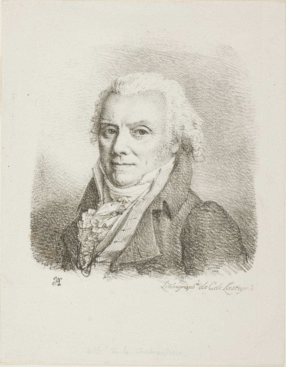 Zelfportret in een Donkere Stoffen Jas door Jean Antoine Laurent