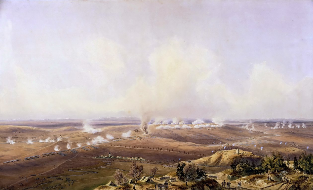 De Slag bij Austerlitz op 2 december 1805 door Jean Antoine Simeon Fort