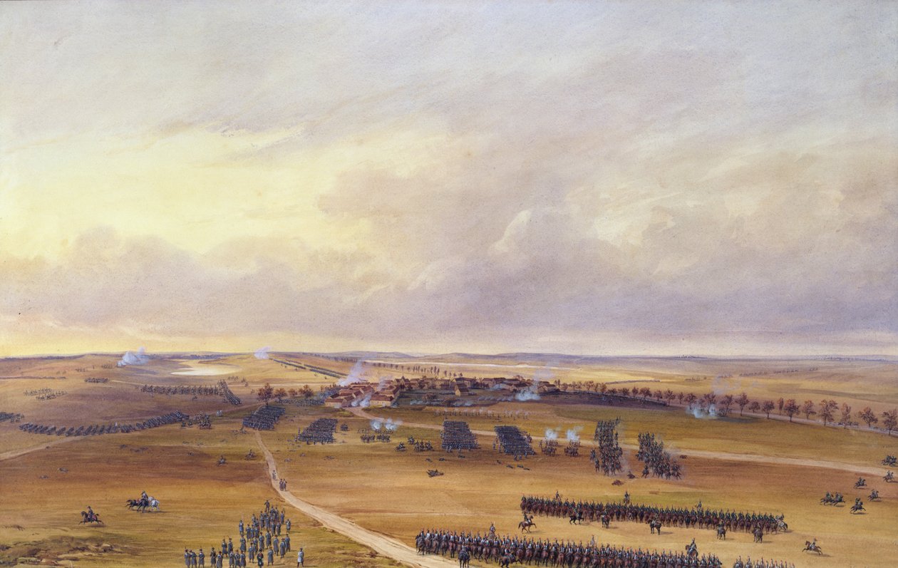 De Slag bij Champaubert, 10 februari 1814, 1849 door Jean Antoine Simeon Fort