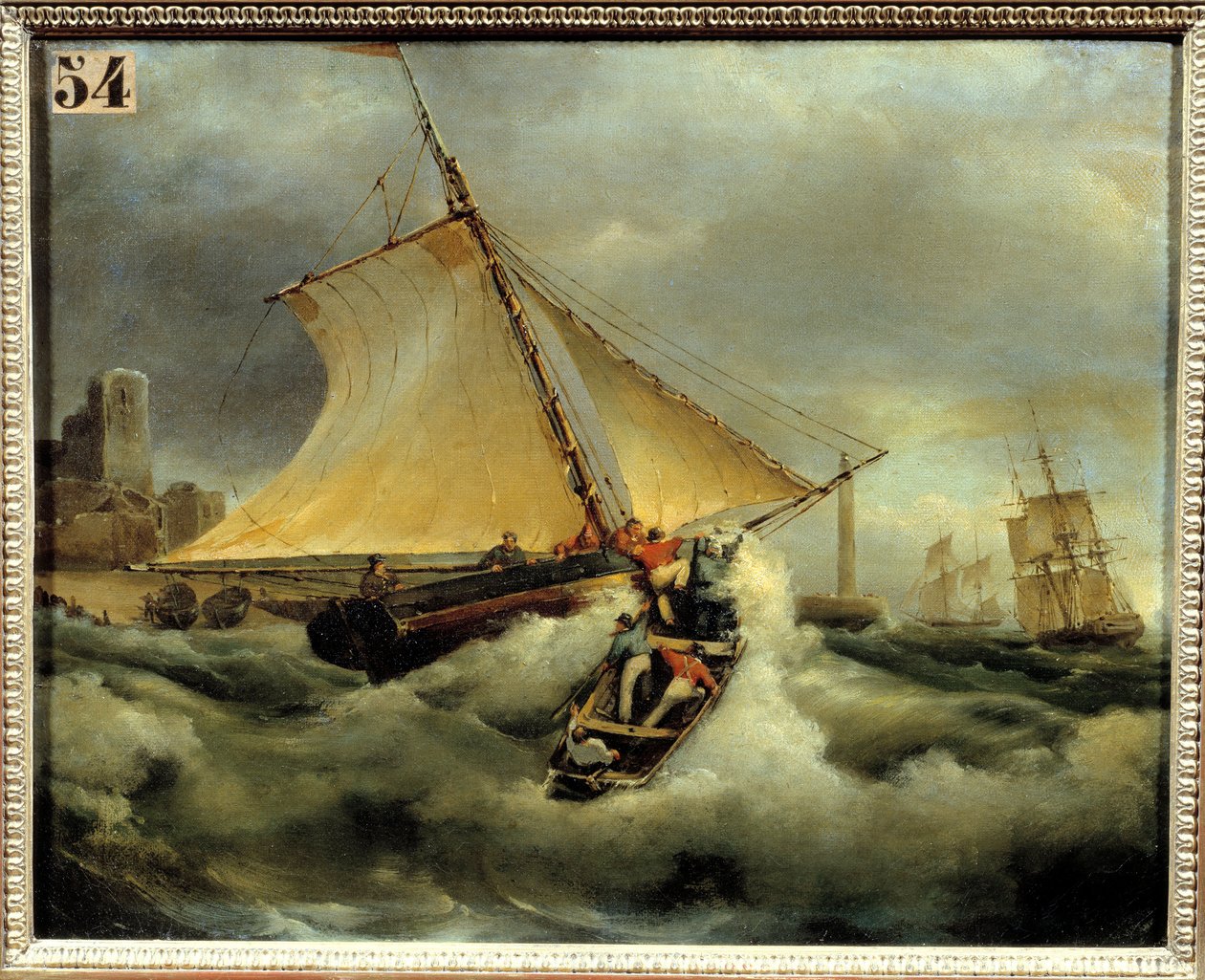 Een slechte tijd door Jean Antoine Theodore Gudin
