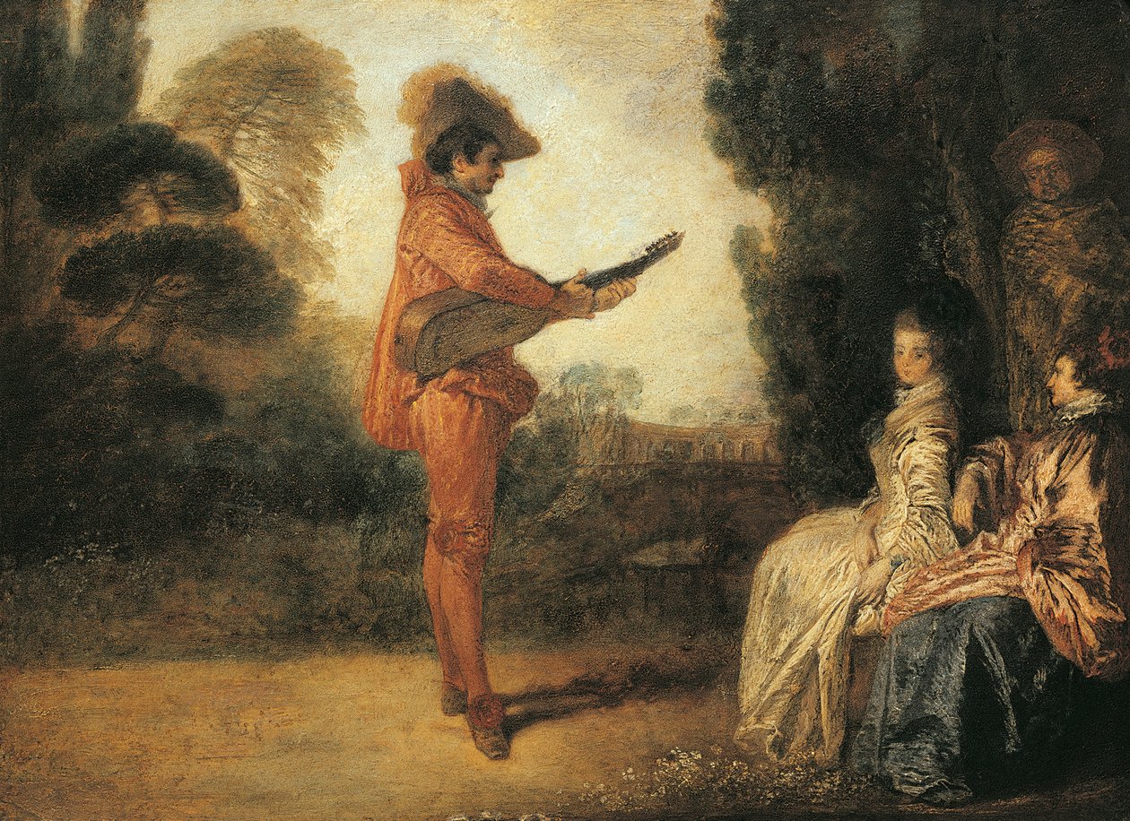Castor (tovenaar), circa 1713-1714 door Jean Antoine Watteau