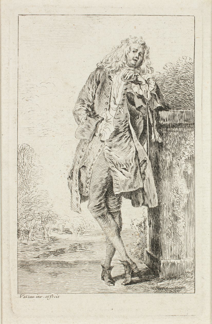 Modefiguren door Jean Antoine Watteau