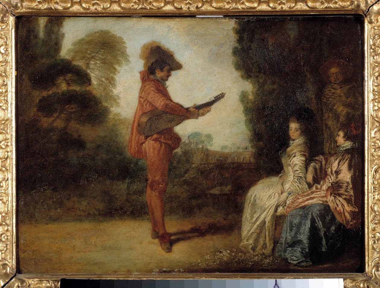 De betoverende door Jean Antoine Watteau