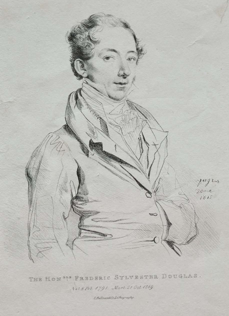 Eerwaarde Frederic Sylvester Douglas door Jean Auguste Dominique Ingres
