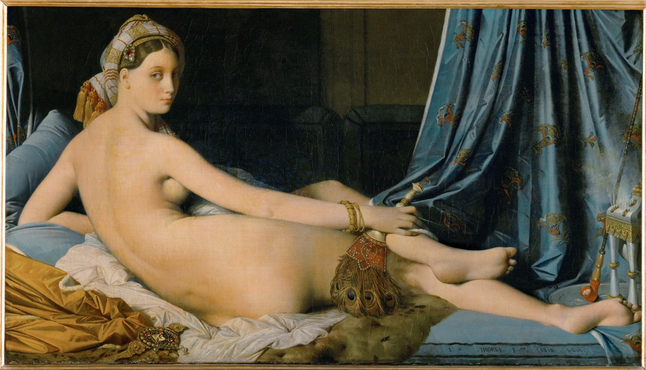 La Grande Odalisque - De Grote Odalisken ... door Jean Auguste Dominique Ingres