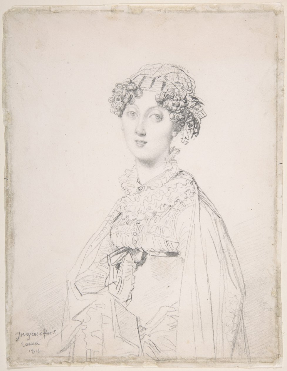 Lady Mary Cavendish-Bentinck (?-1843) door Jean Auguste Dominique Ingres