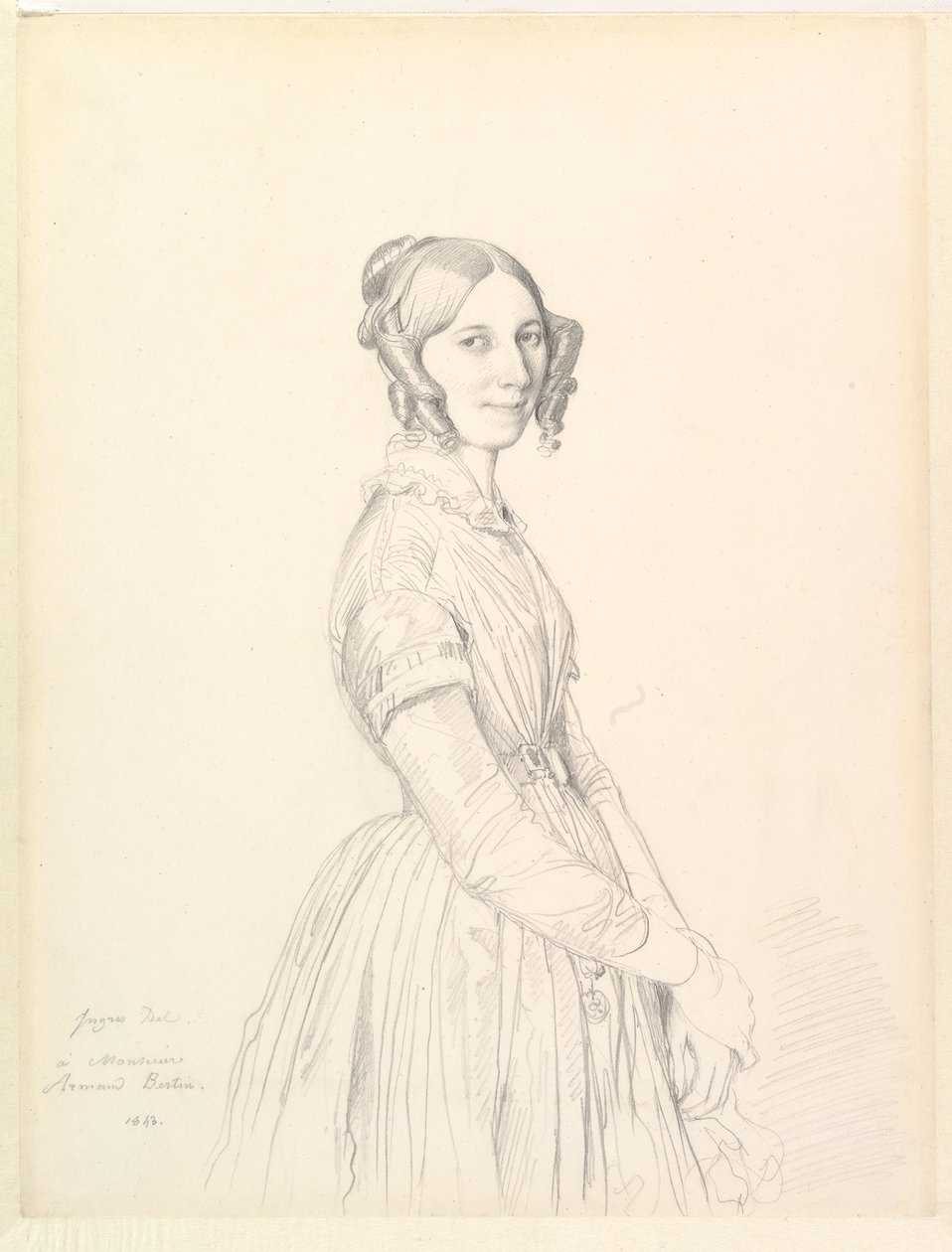 Madame Armand Bertin, geboren Marie-Anne-Cécile Dollfuss door Jean Auguste Dominique Ingres