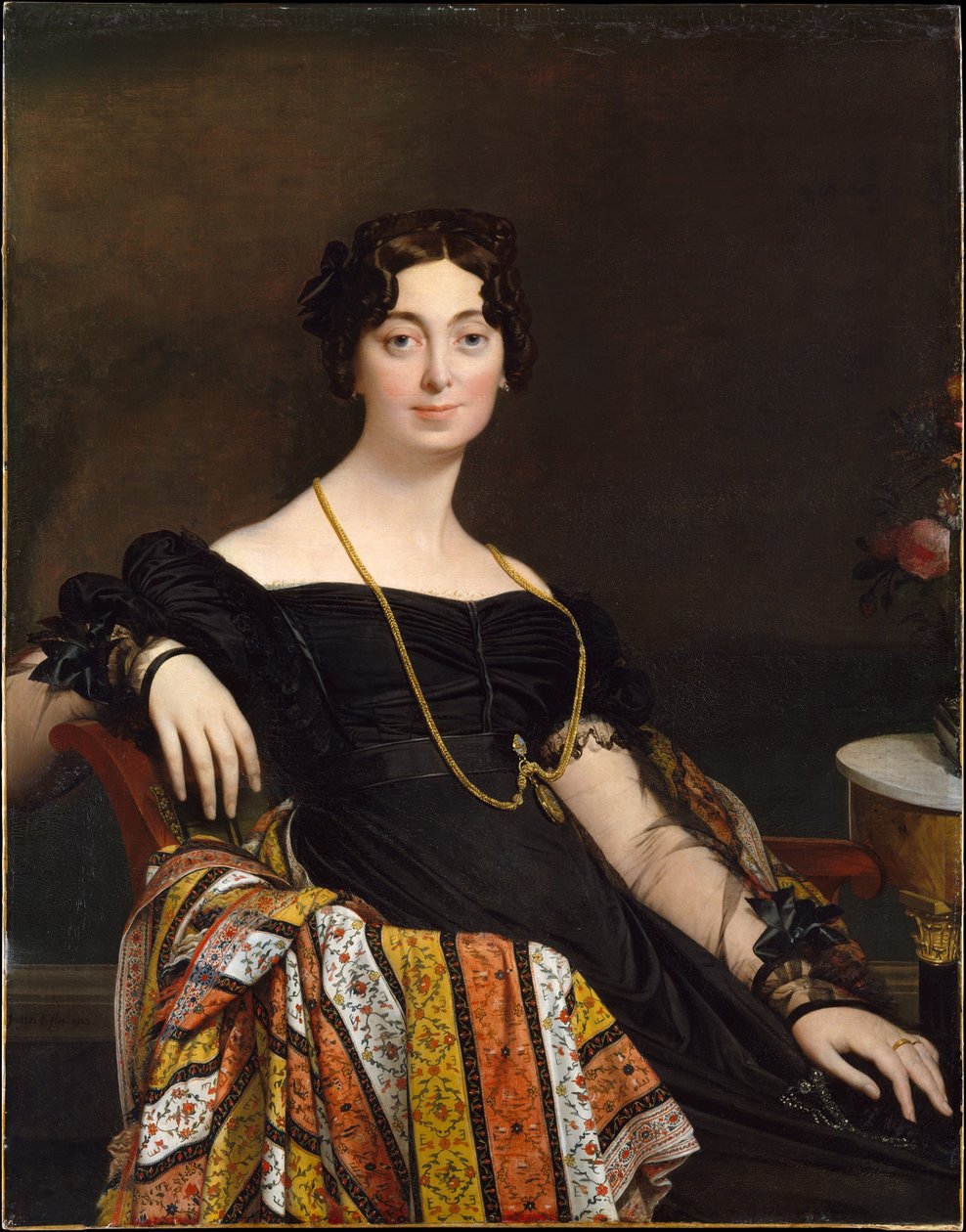 Mevrouw Jacques-Louis Leblanc (Françoise Poncelle, 1788–1839) door Jean Auguste Dominique Ingres