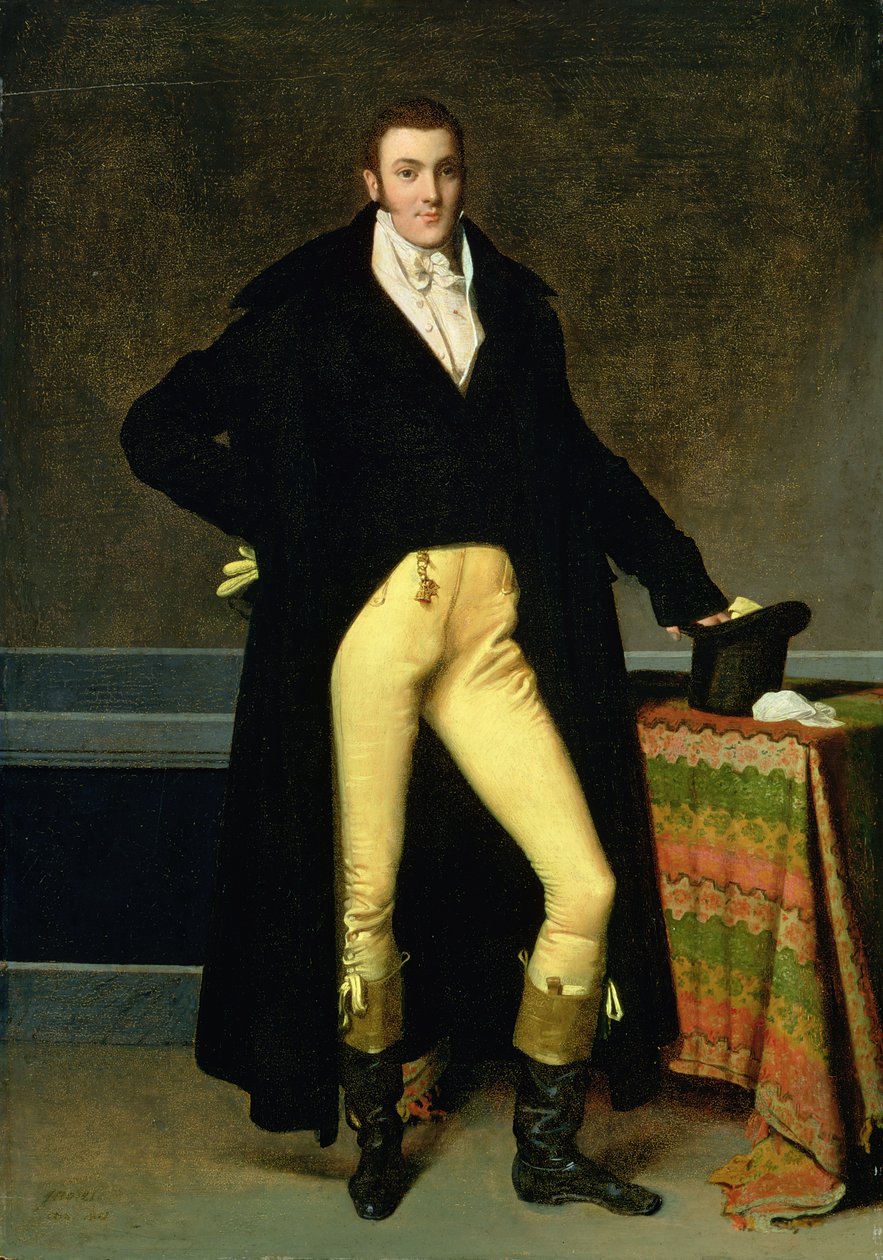 Portret van Joseph-Antoine de Nogent, 1815 door Jean Auguste Dominique Ingres