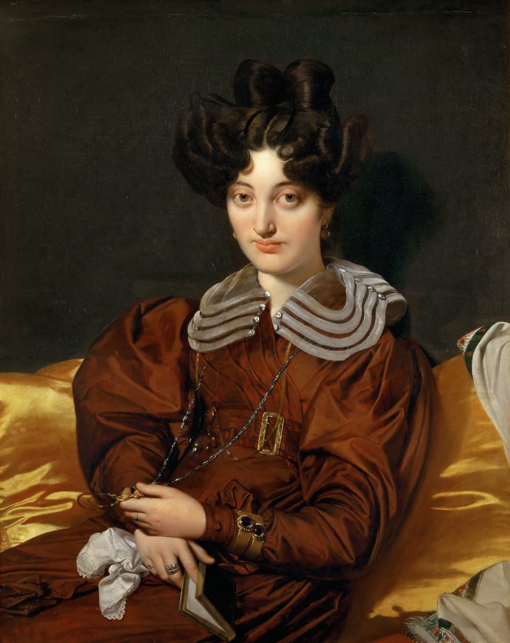 Portret van Madame Marcotte de Sainte-Marie door Jean Auguste Dominique Ingres