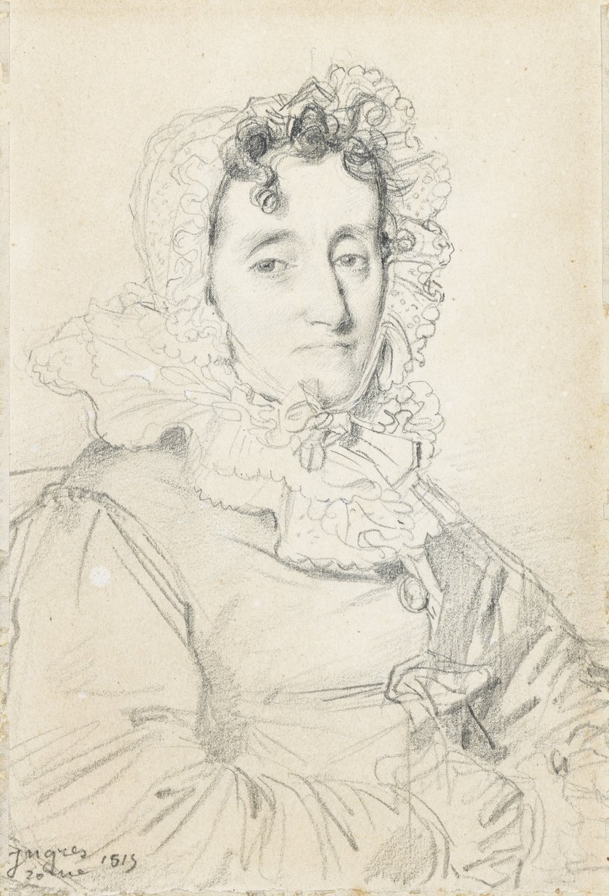 Portret van Maarschalk Kutusov door Jean Auguste Dominique Ingres