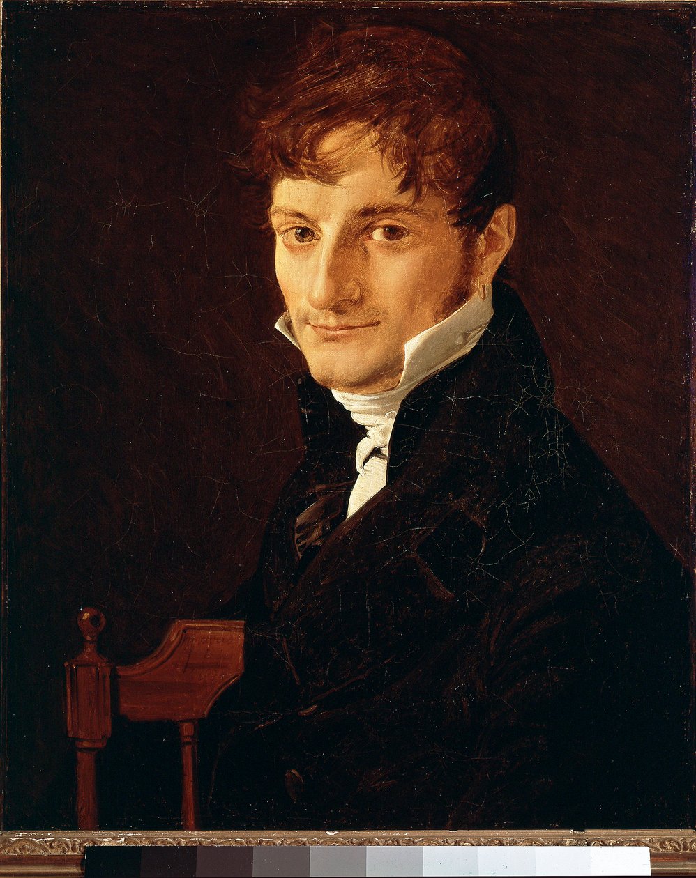 Portret van een lid van de Belveze-Foulon familie door Jean Auguste Dominique Ingres
