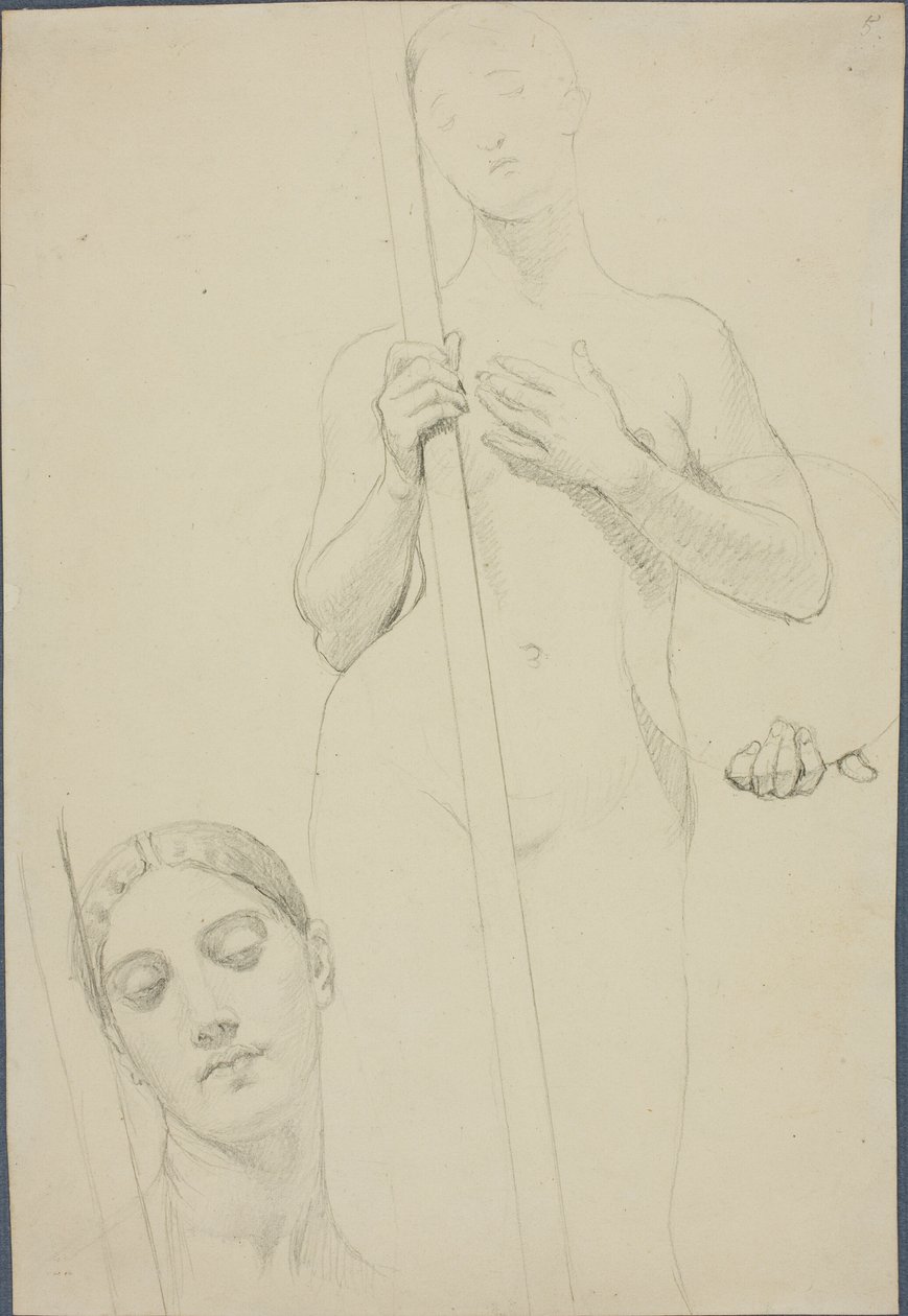Studie door Jean Auguste Dominique Ingres