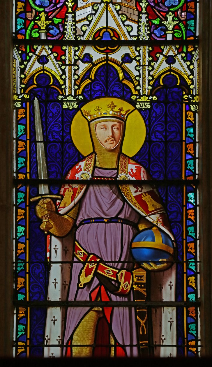 Raam met afbeelding van Sint Ferdinand (portret van Prins Ferdinand d