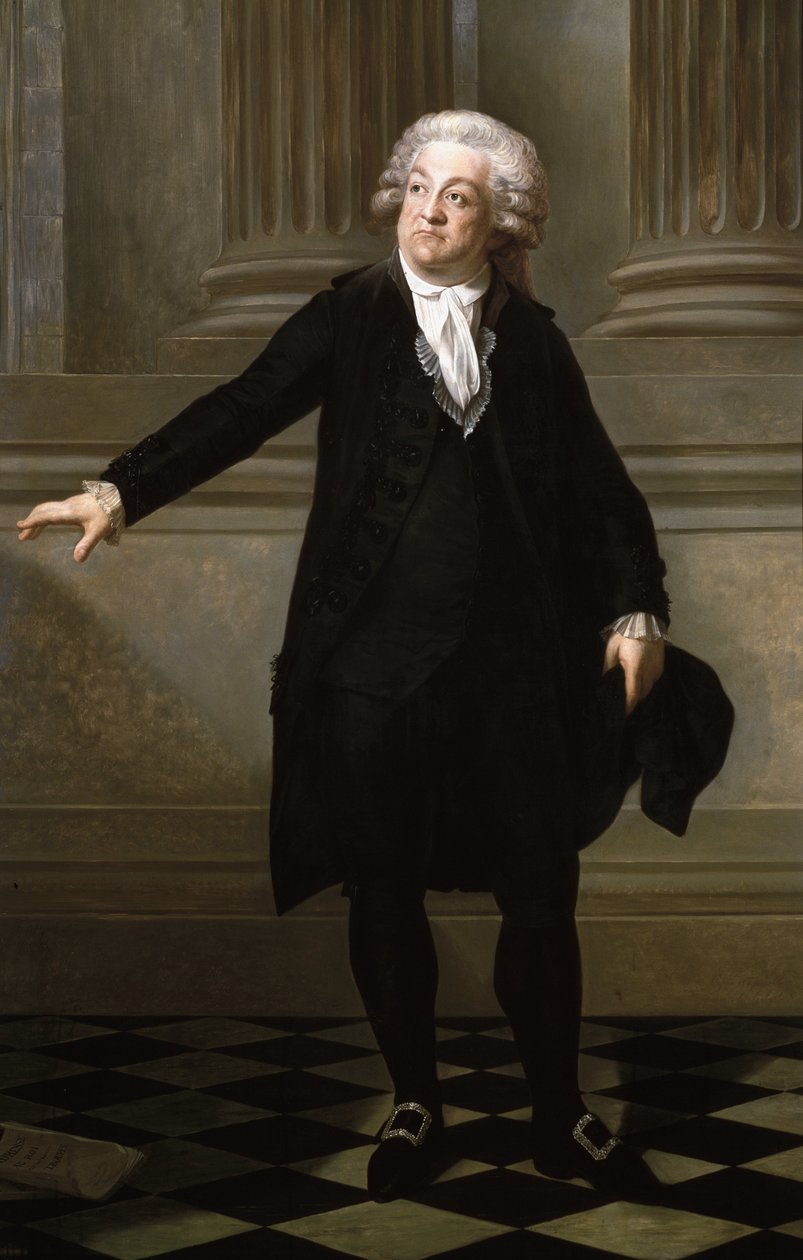 Portret van Honore Gabriel Riqueti, Graaf van Mirabeau door Jean Baptiste Adolphe Gibert