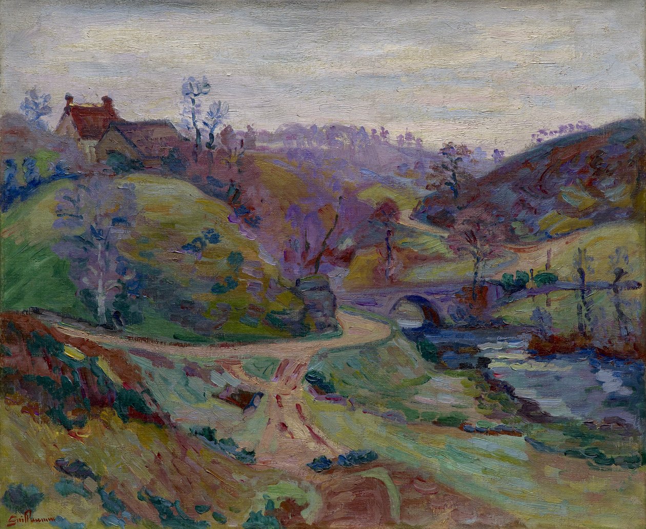 Crozant, Pont Charraud door Jean Baptiste Armand Guillaumin