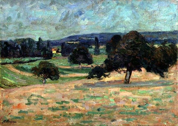 Landschap in de Île de France, c.1895 door Jean Baptiste Armand Guillaumin