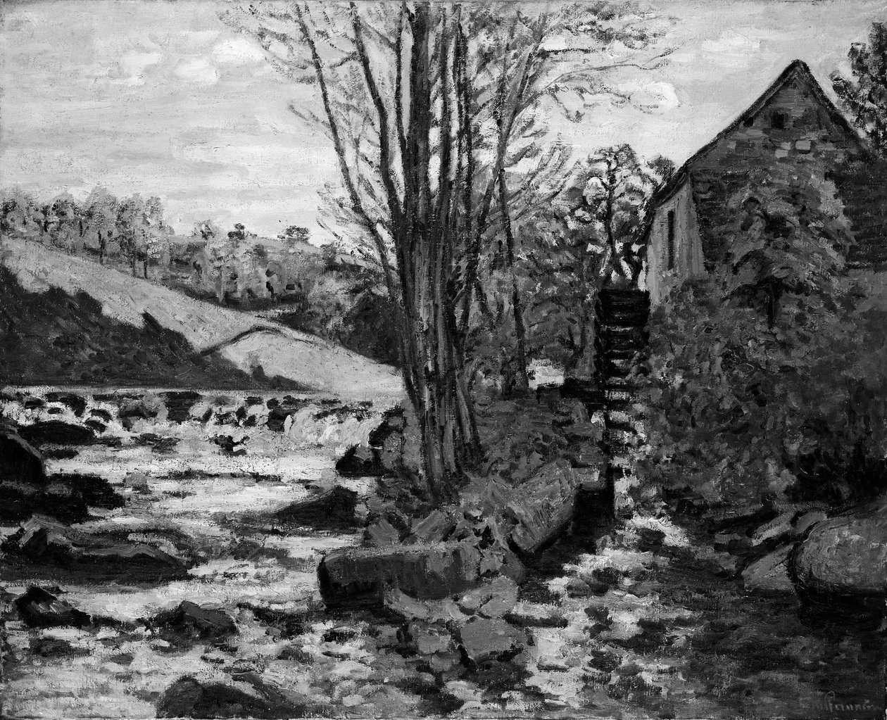 Molen van Pont Maupuit door Jean Baptiste Armand Guillaumin