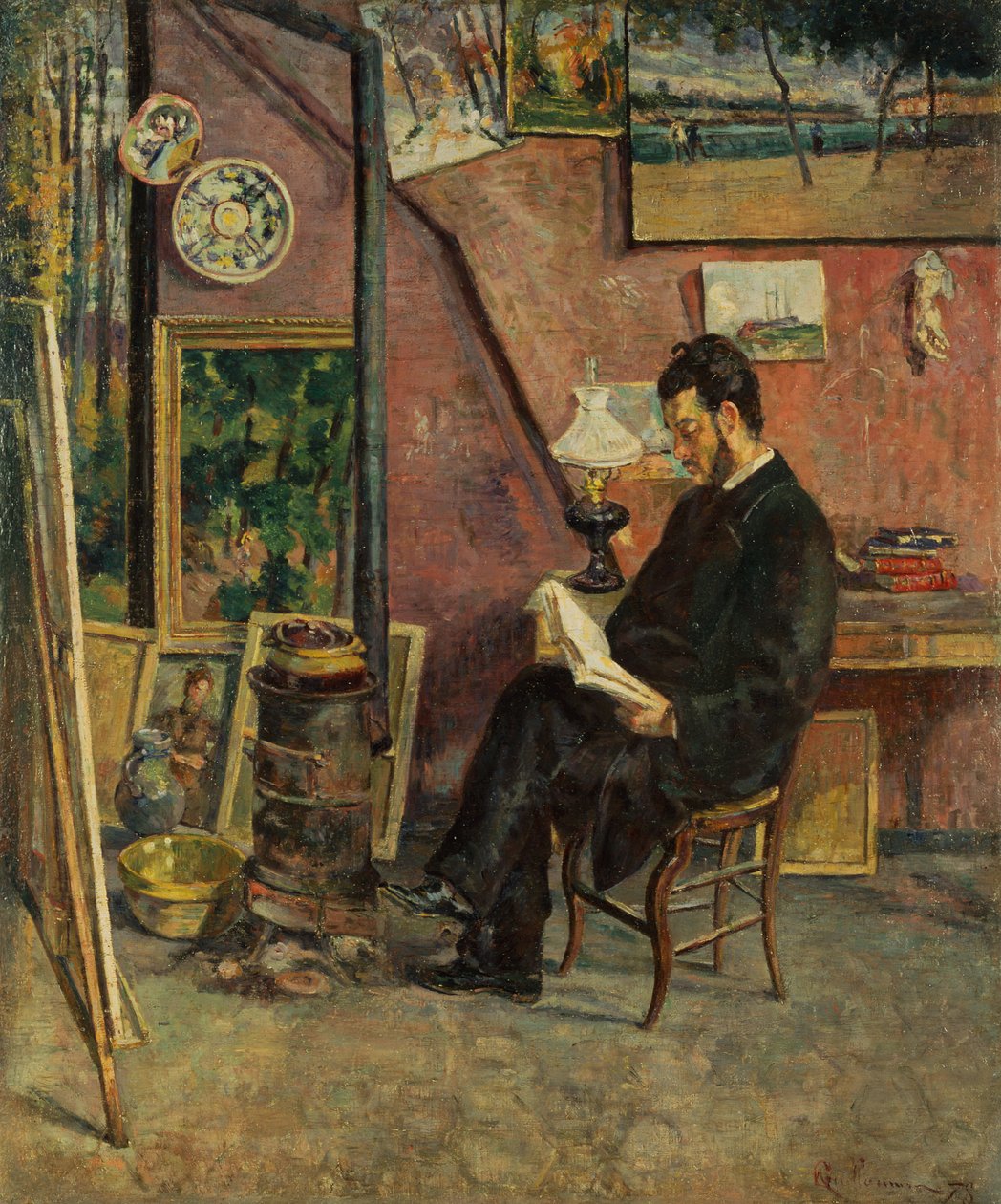 Portret van Dokter Martinez door Jean Baptiste Armand Guillaumin