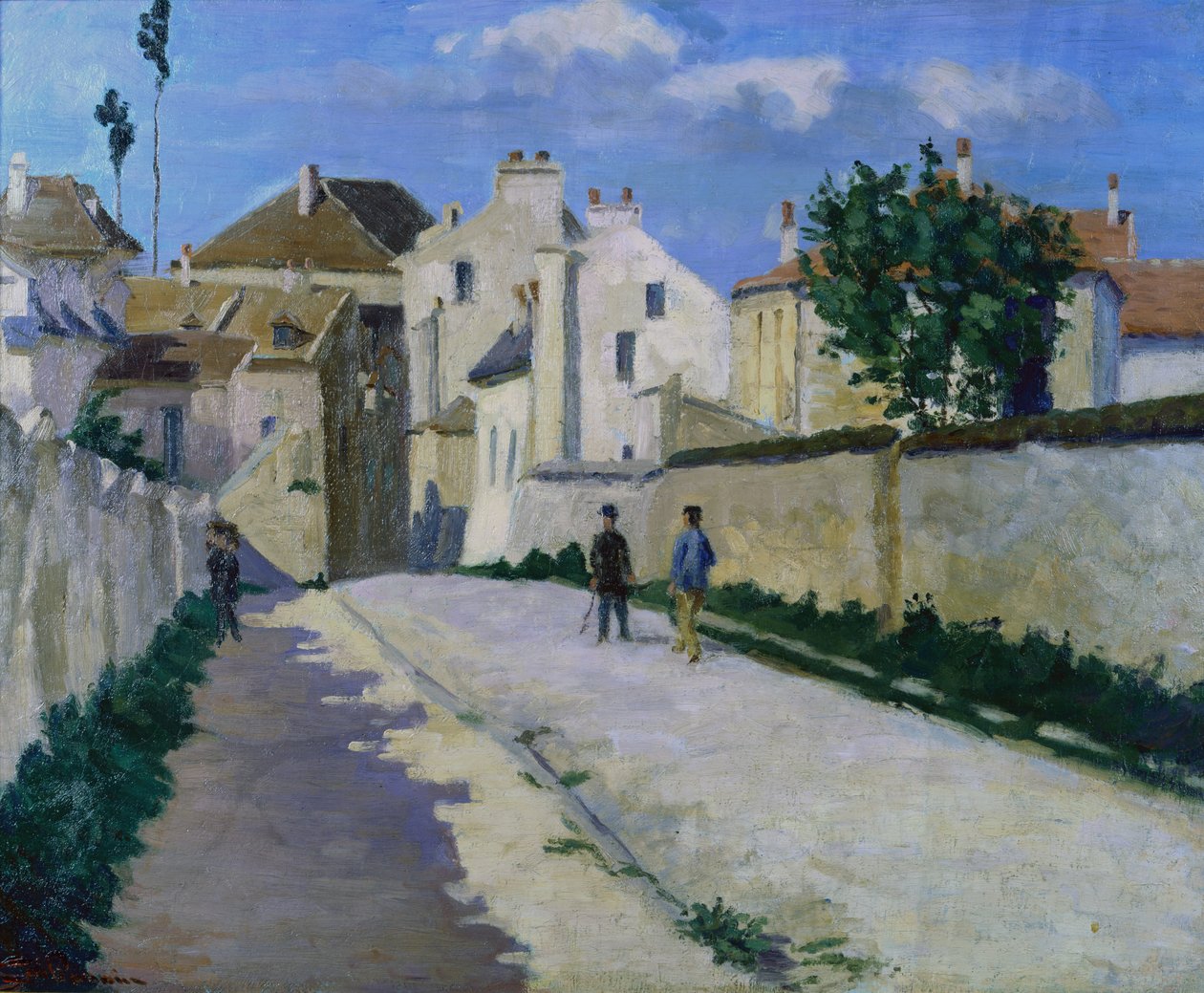 Rue de Clamart in Vanves, c.1873 door Jean Baptiste Armand Guillaumin