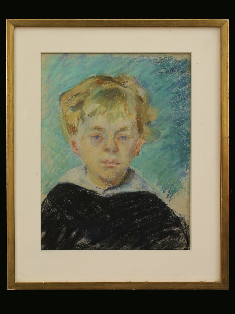 De zoon van de kunstenaar, ca. 1910 door Jean Baptiste Armand Guillaumin