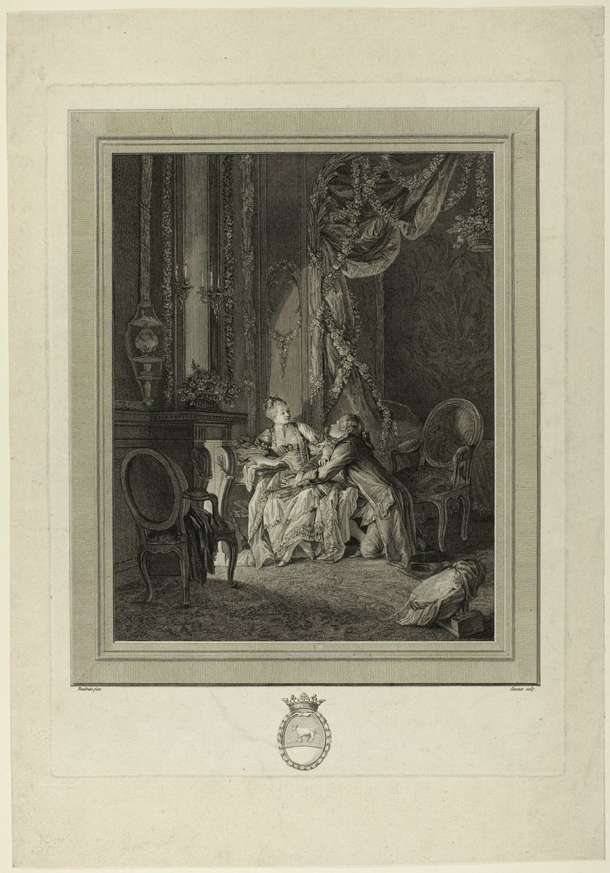 Het gevaar van het privégesprek door Jean Baptiste Blaise Simonet
