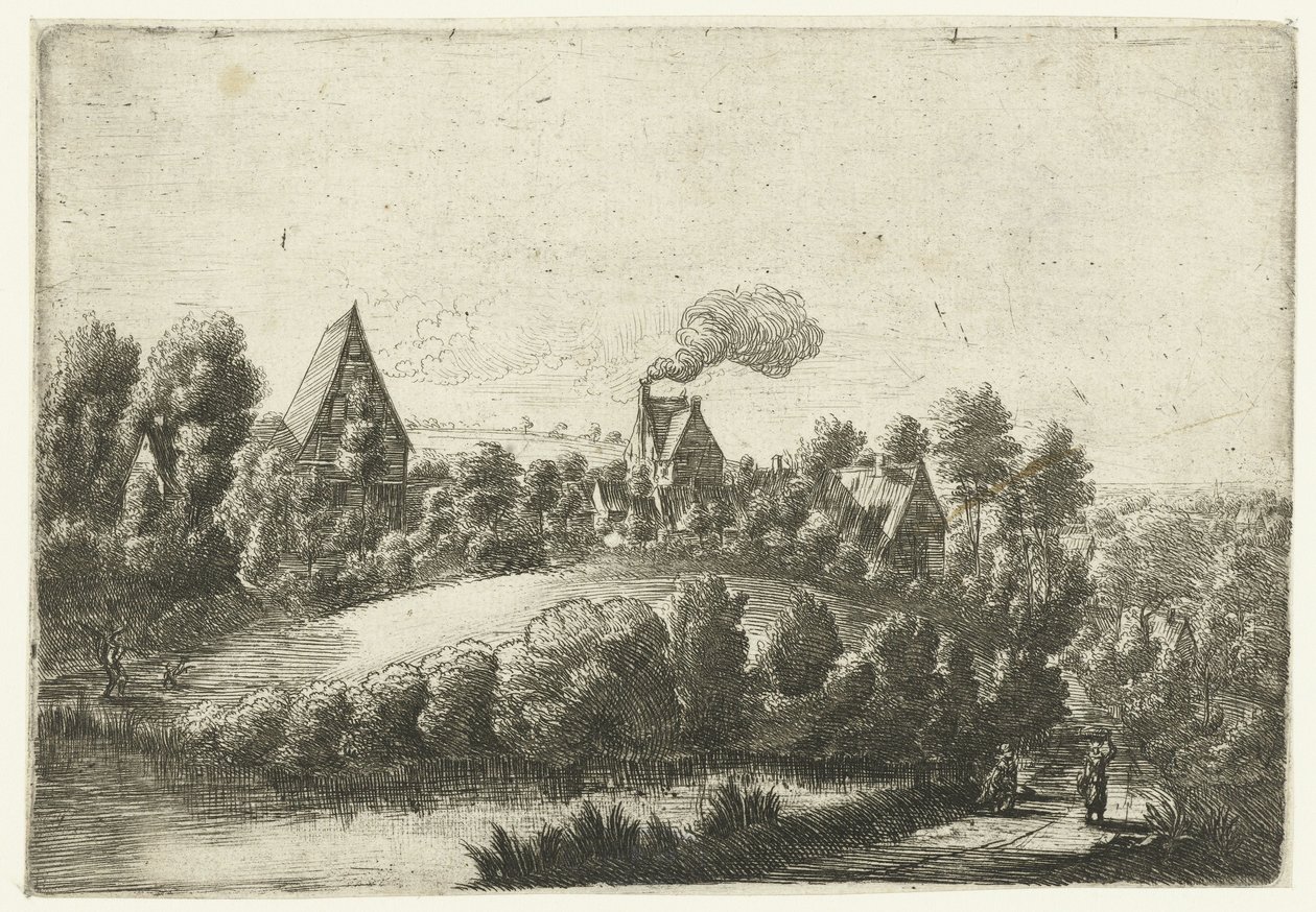 De ronde heuvel door Jean Baptiste Bonnecroy