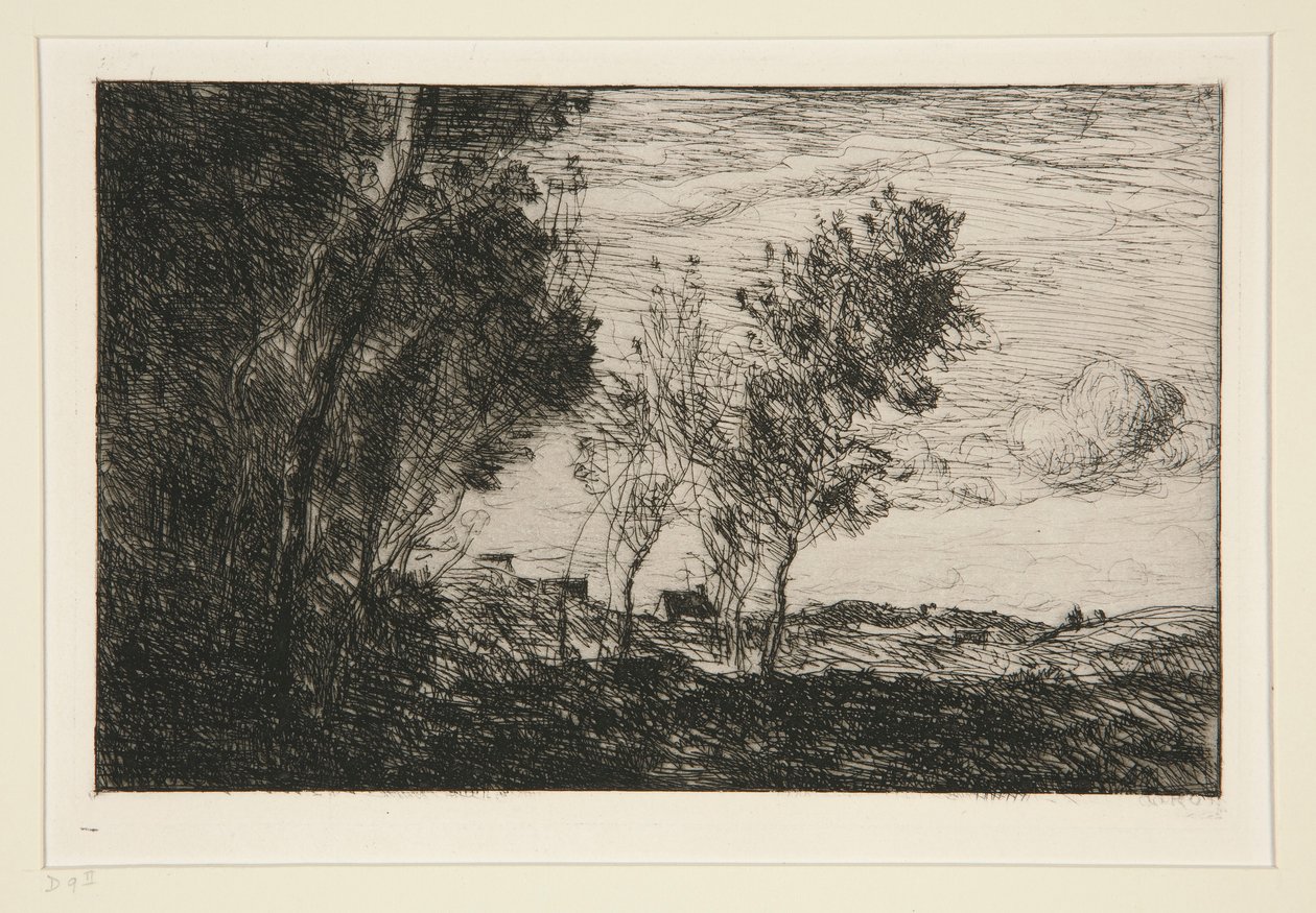 In De Duinen: Herinnering aan het Bos van Den Haag door Jean Baptiste Camille Corot