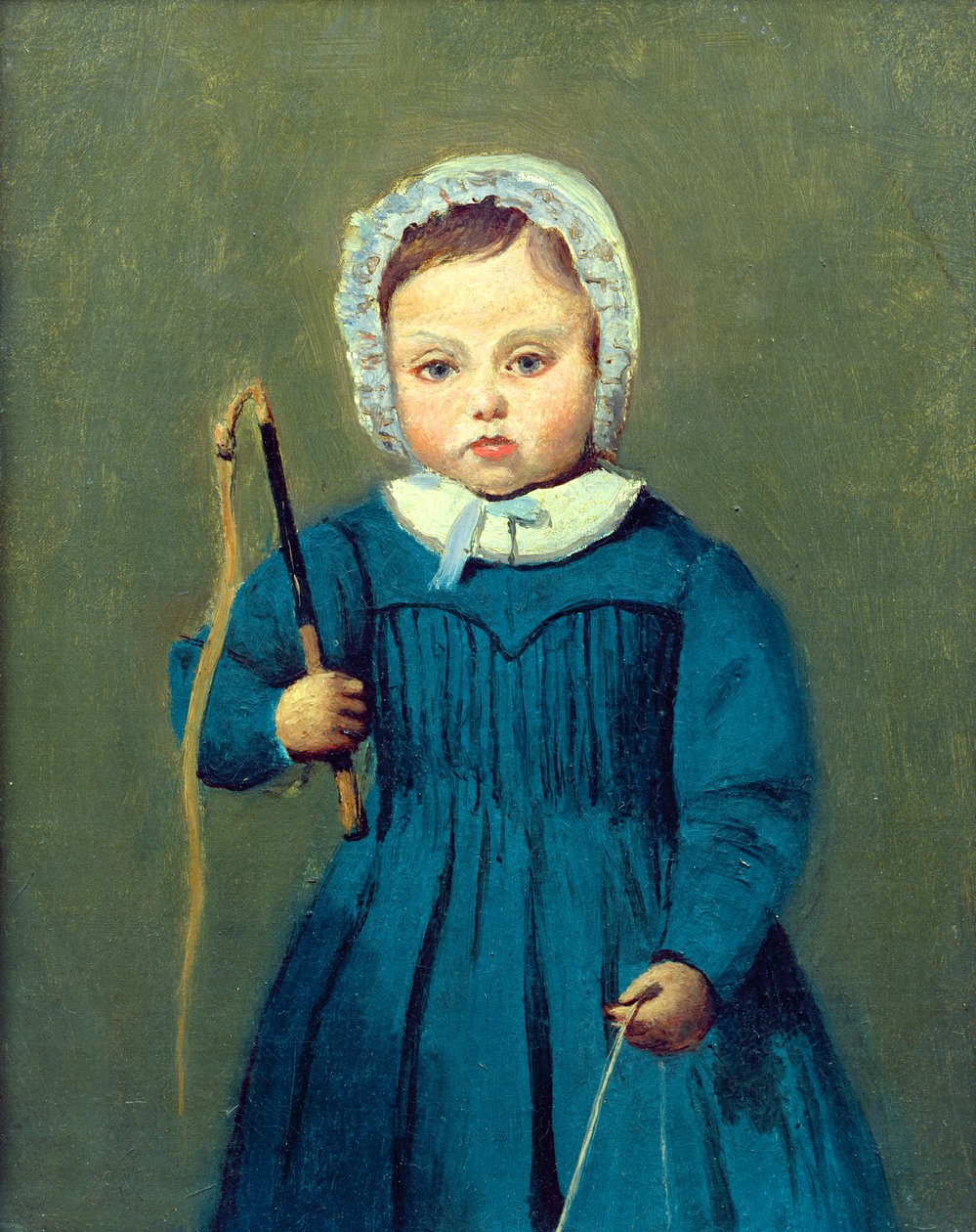 Louis Robert (1841-77) c.1843-44 door Jean Baptiste Camille Corot