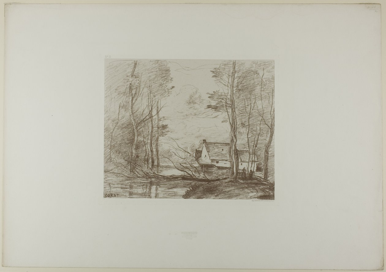 De Molen bij Cuincy, Bij Douai door Jean Baptiste Camille Corot