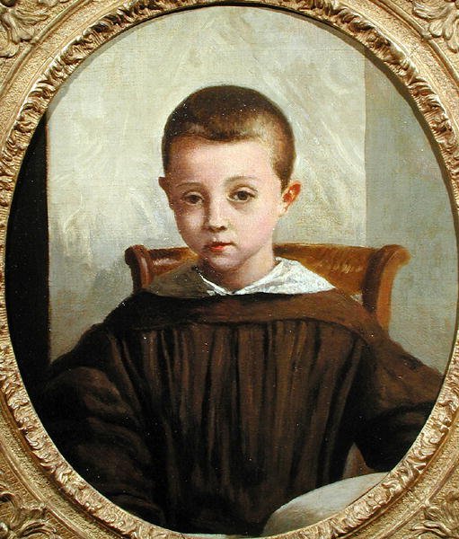 De zoon van M. Edouard Delalain, c.1845-50 door Jean Baptiste Camille Corot