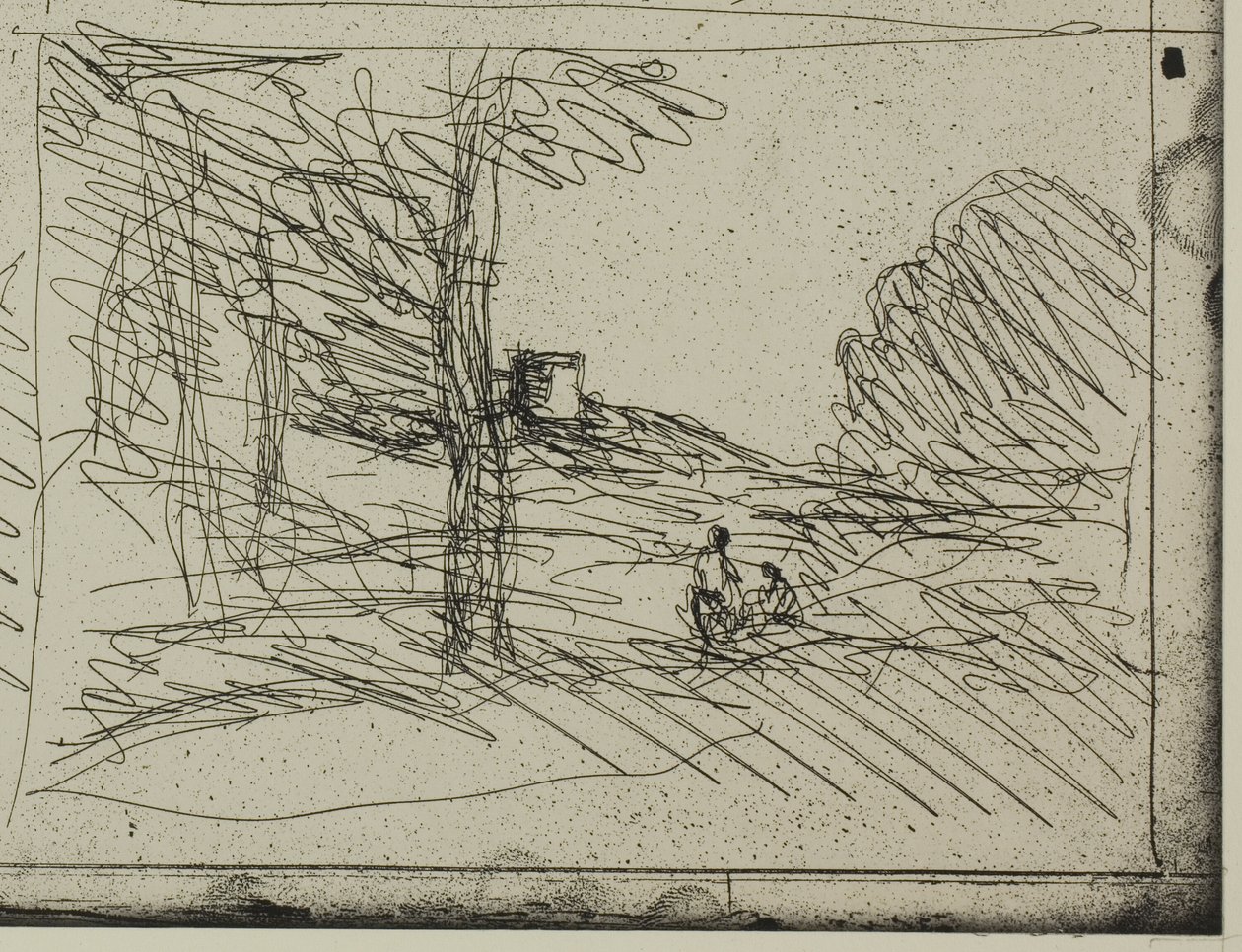 De Toren van Hendrik VIII door Jean Baptiste Camille Corot