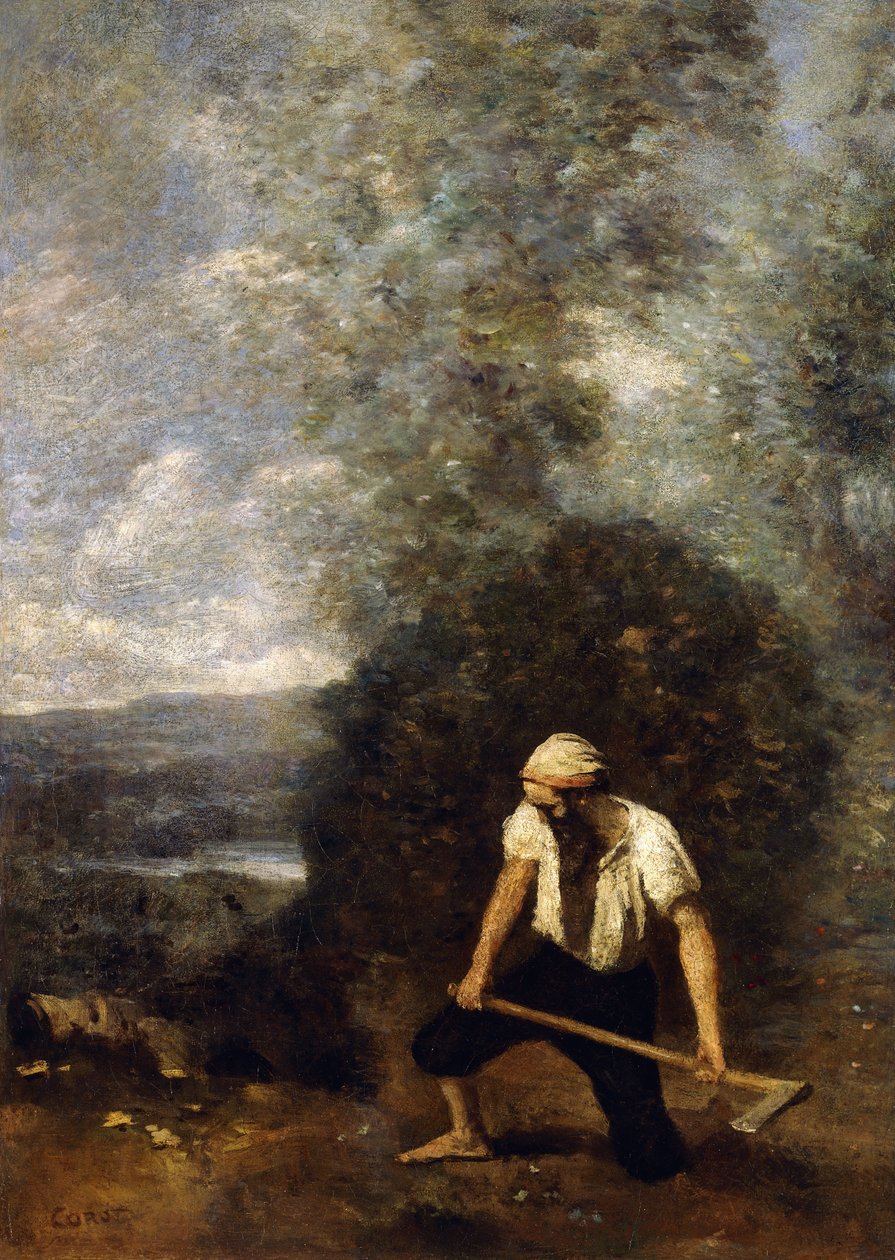 De Houthakker door Jean Baptiste Camille Corot