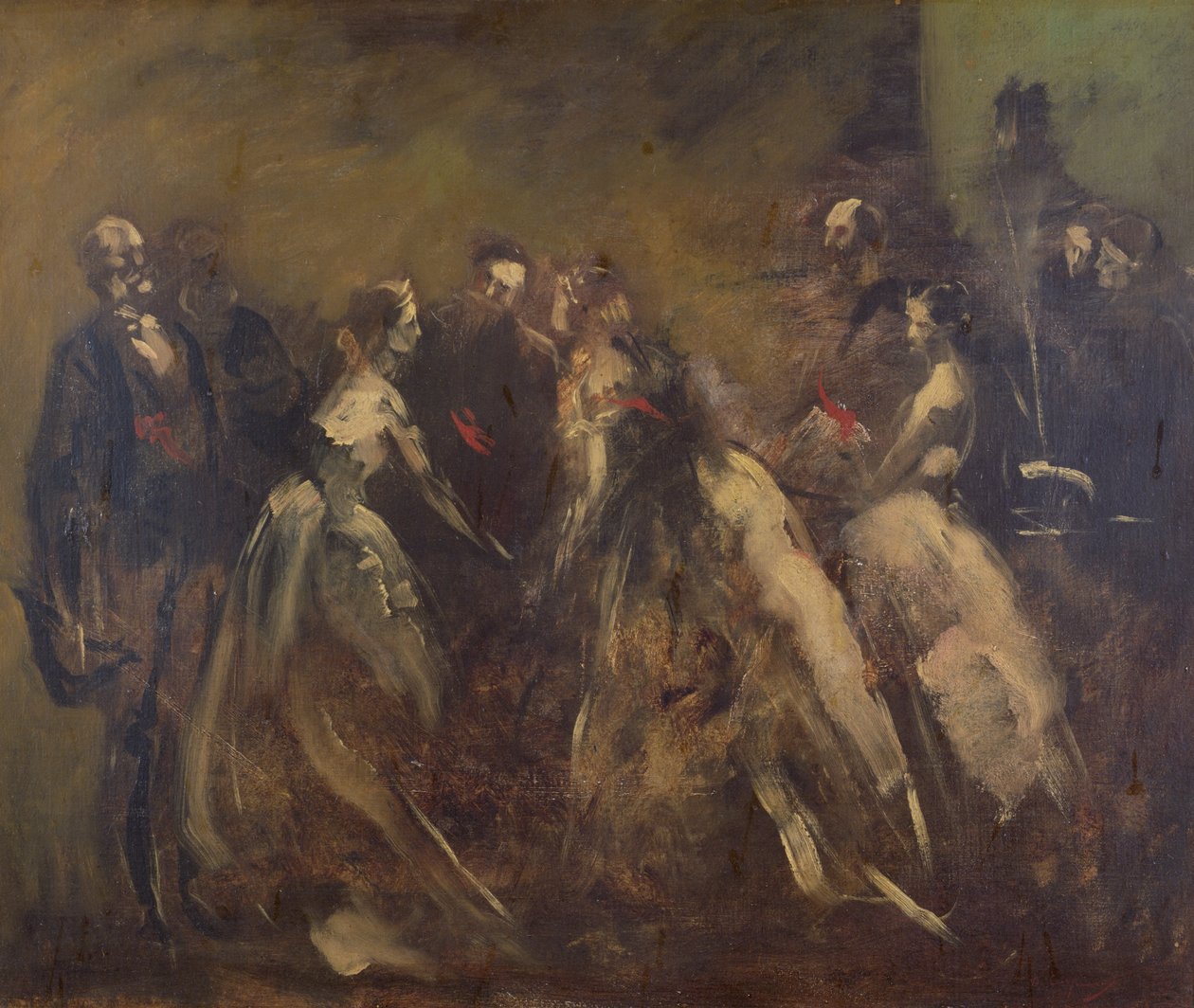 Receptie in het Tuilerieënpaleis tijdens het Tweede Keizerrijk door Jean Baptiste Carpeaux