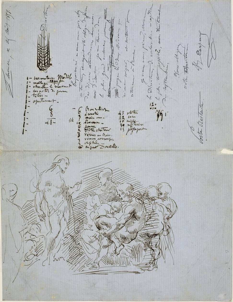 De prediking van Johannes de Doper door Jean Baptiste Carpeaux