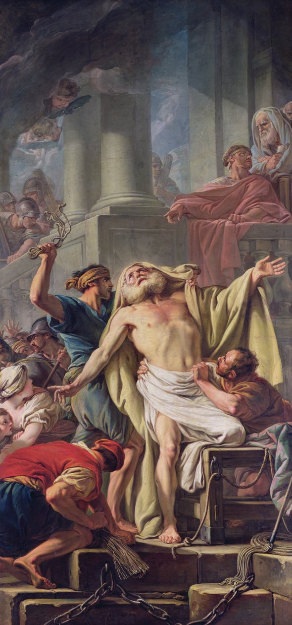 De Geseling van St. Andreas, 1761 door Jean Baptiste Deshays de Colleville