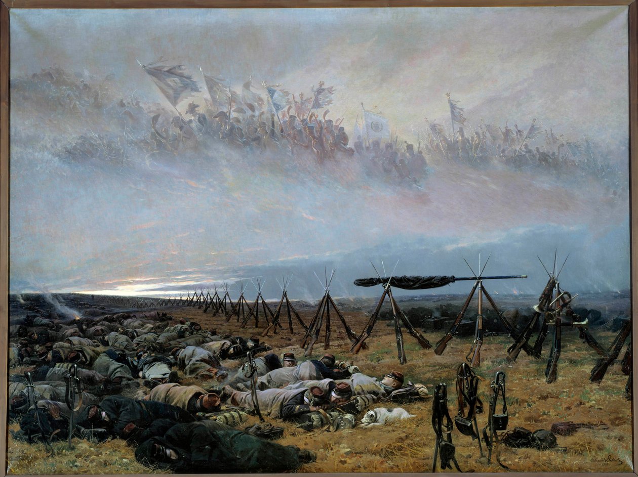 De droom door Jean Baptiste Edouard Detaille