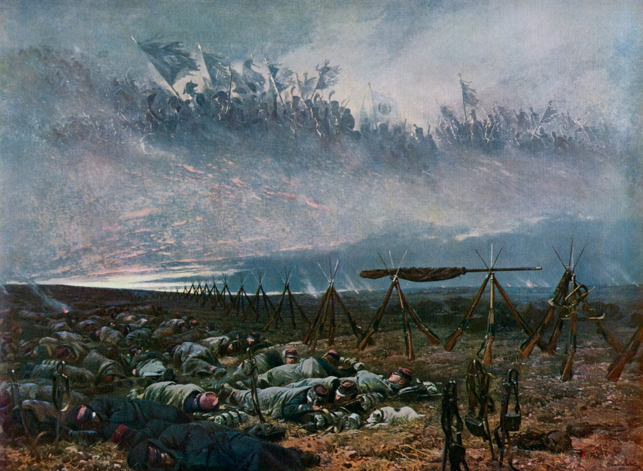 De droom, 1888, 1912 door Jean Baptiste Edouard Detaille