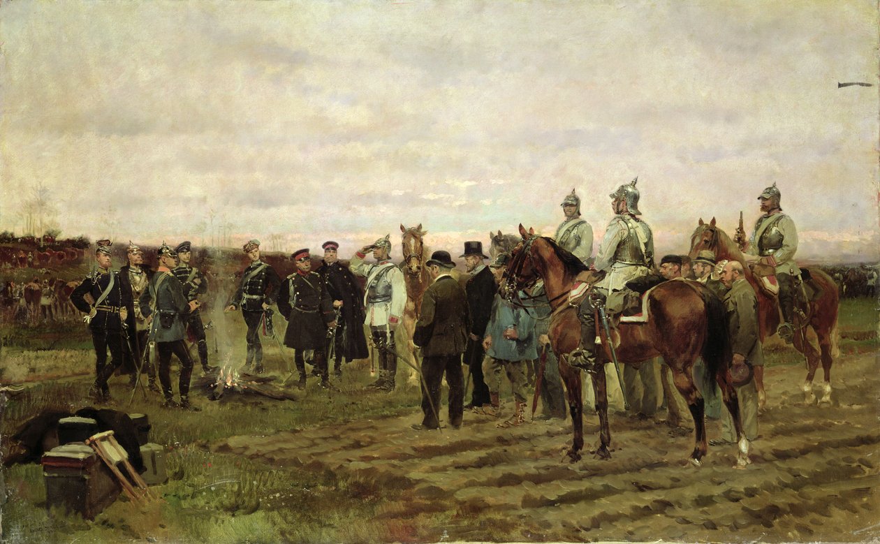 De gijzelaars: Souvenir van de campagne van 1870-71, 1878 door Jean Baptiste Edouard Detaille
