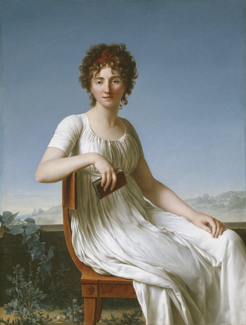 Portret van Constance Pipelet, 1797 door Jean Baptiste Francois Desoria