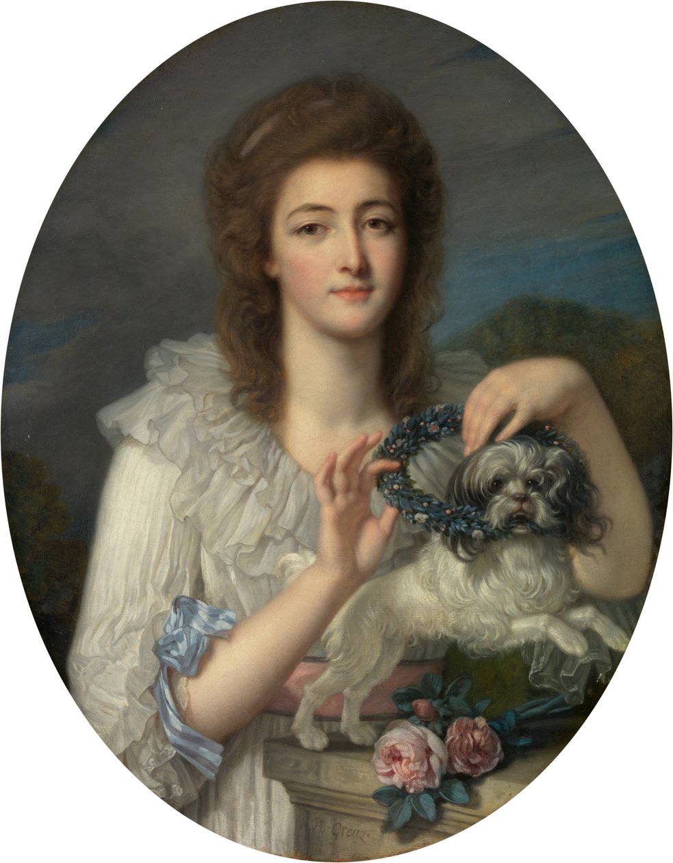 Prinses Varvara Nikolajevna Gagarina (1762-1802) door Jean Baptiste Greuze