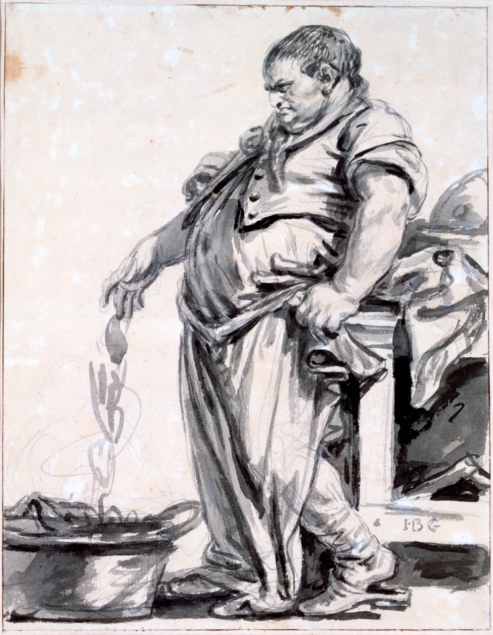 De slager door Jean Baptiste Greuze