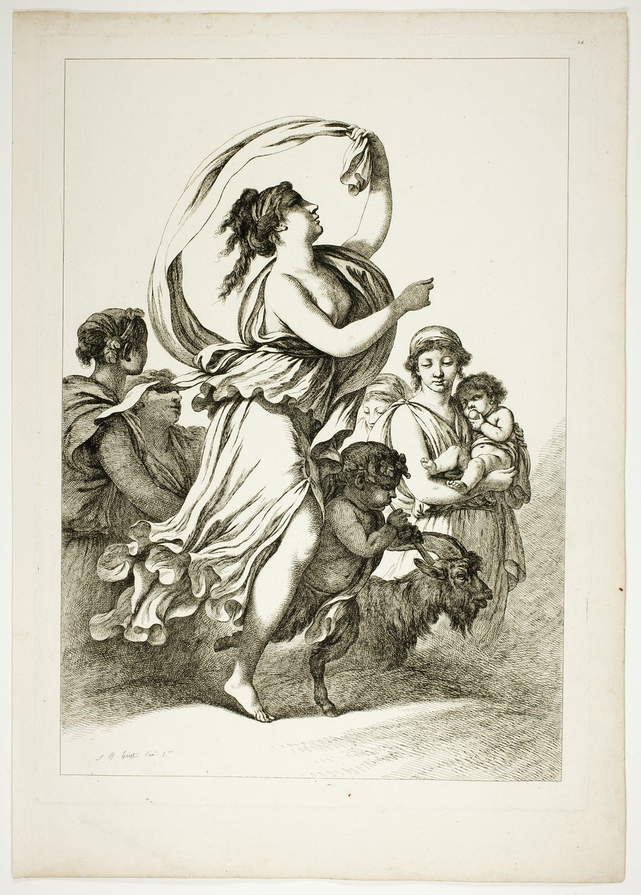 Plaat 24 van 38 uit Oeuvres de J. B. Huet door Jean Baptiste Huet